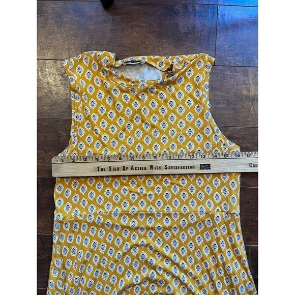 Anthropologie Maeve Palais Mock Neck Swing Soft Stretch Jersey Dress READ - Picture 5 of 7